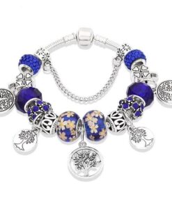 Bracelet Arbre De Vie En Argent Sterling
