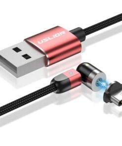 Cable magnétique chargement iPhone - Type C - Micro Usb 360°