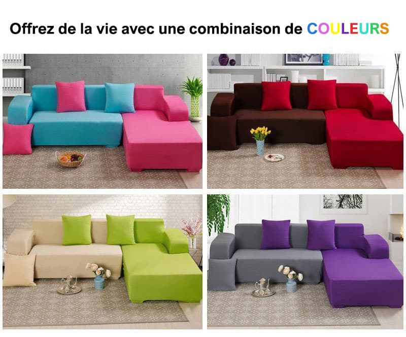 La maison des housses - couleurs de nos modeles de housses de canapés